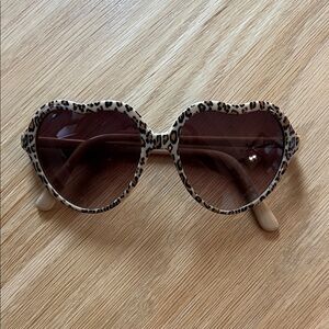 Janie and Jack leopard sunglasses size 4 and up